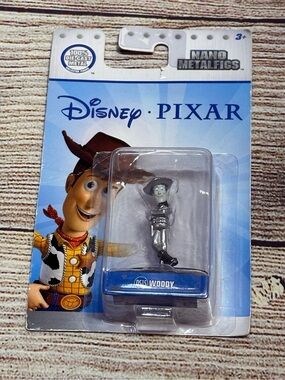 Disney Pixar Woody Nano Metalfigs Die-Cast Silver Toy Figure - New